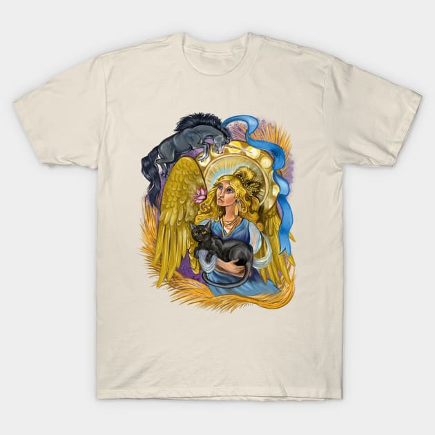 Zodiac Art Libra T-Shirt by Shadowind